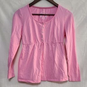 Motherhood Maternity Pink Sleep Shirt Size S - Top Only!